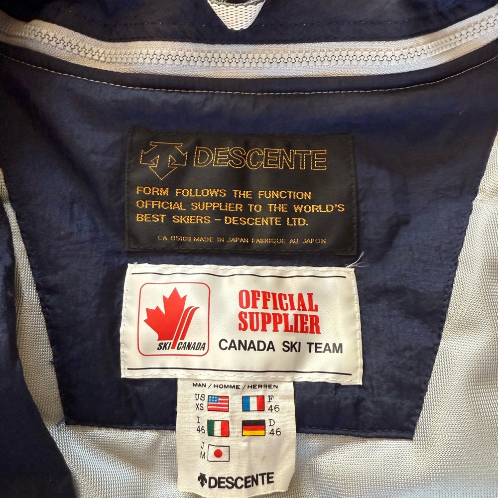 Unisex Descente Vintage 3/4 length jacket Canadian Olympic Ski Team Jacket - Picture 8 of 8